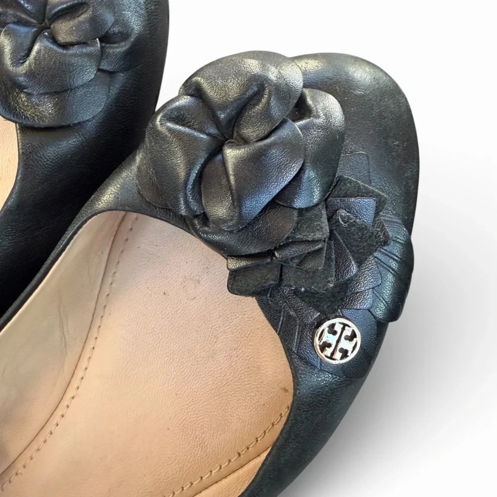 Tory Burch Blossom Ballet Leather‎ Flats 7.5